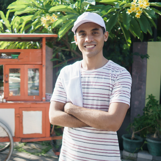 Anton Pedagang Kaki Lima Kota Mataram